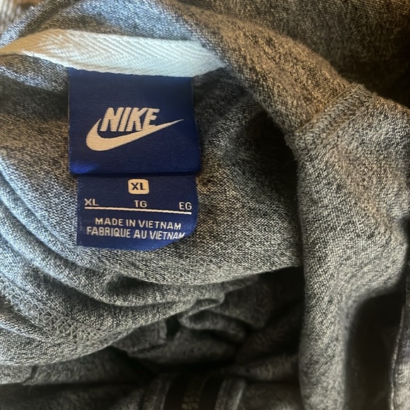 NIKE lightweight camo hoodie XL blue gray - Picture 4 of 4